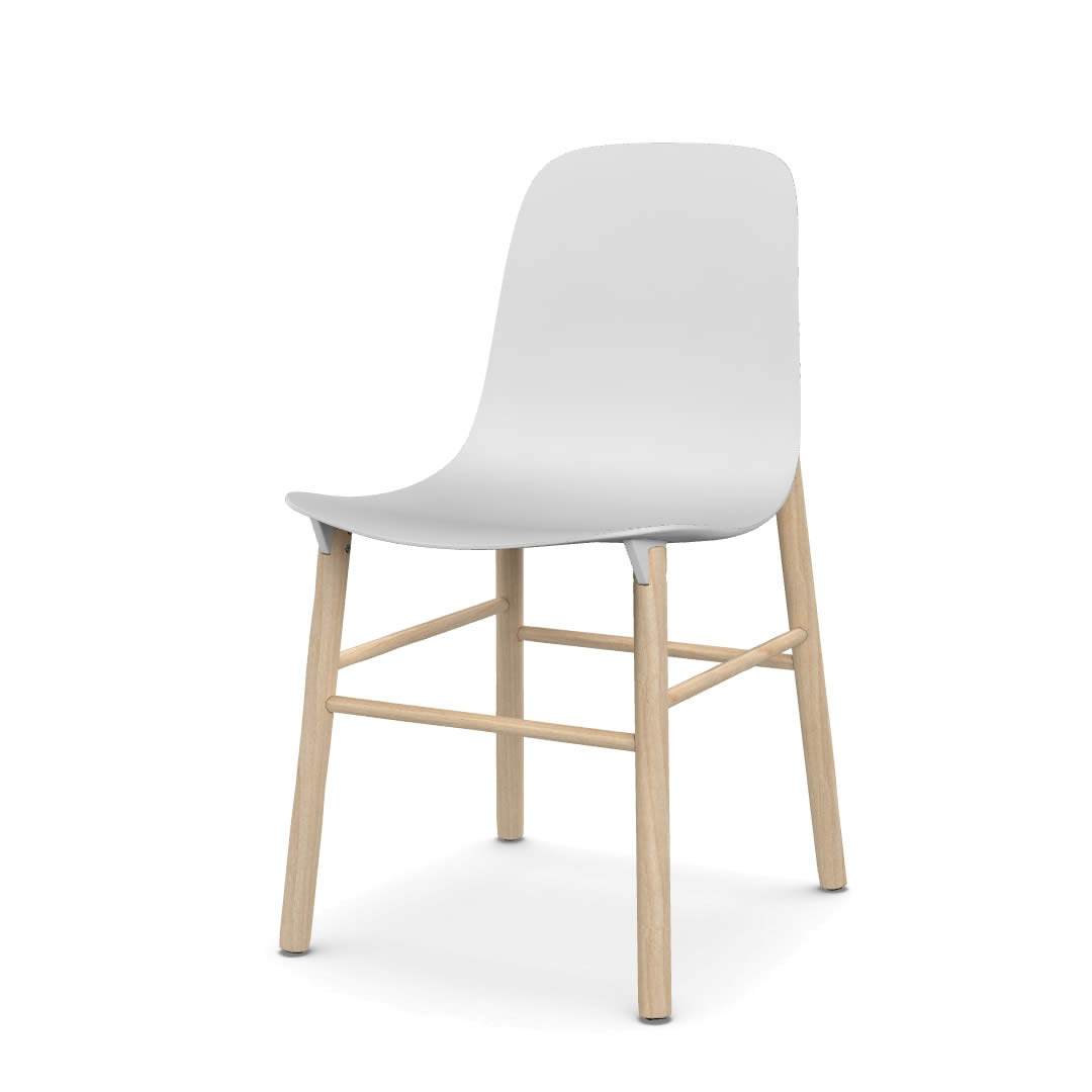 Sharky Stuhl Holzgestell