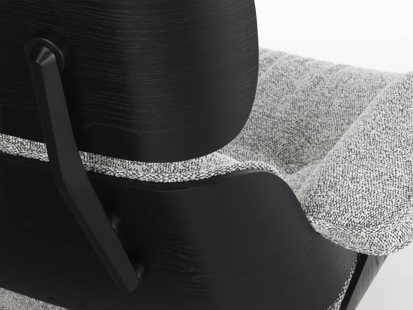 Eames Lounge Chair Kastanie schwarz