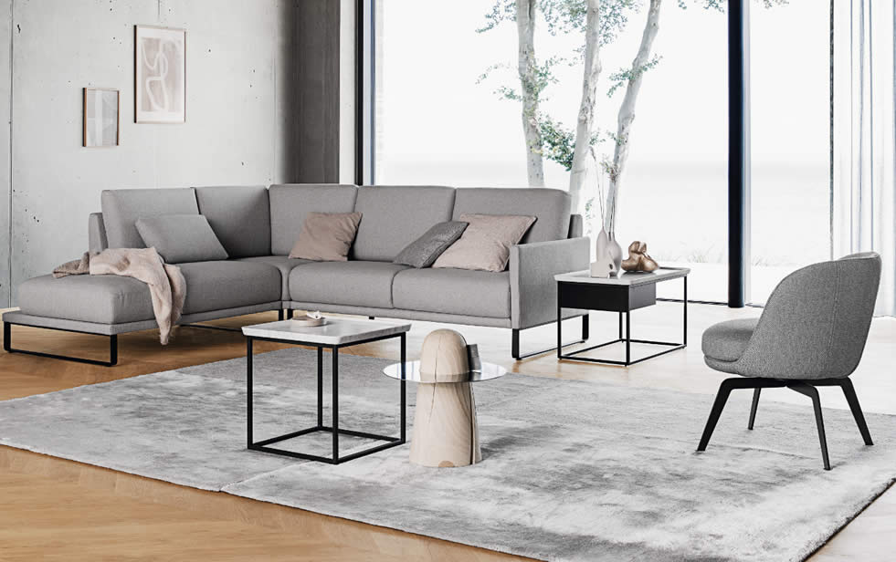 CARA 2020 Ecksofa Kombination mit Schwenksitz