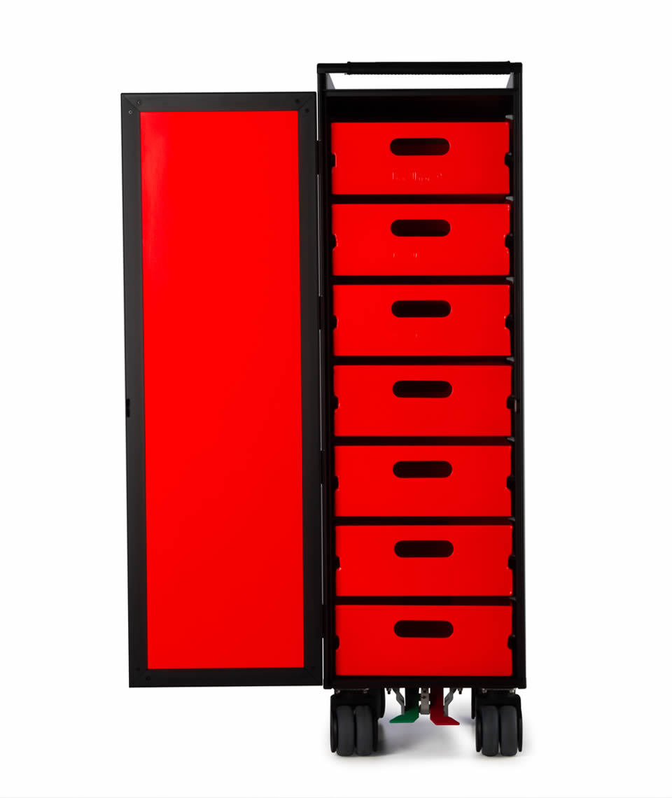 Voyager neonblack mit Schubkasten-Set