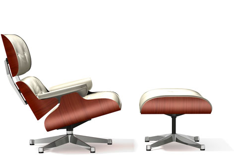 Lounge Chair & Ottoman, klassisch