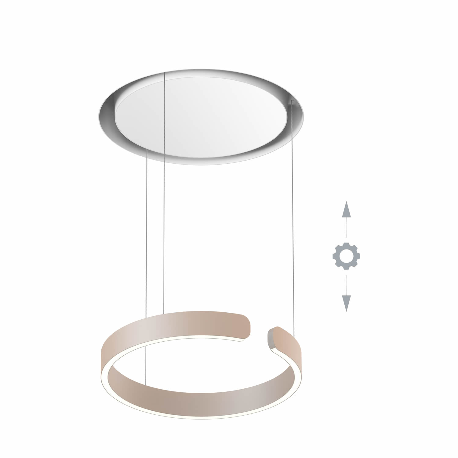 Mito cosmo move LED Pendelleuchte