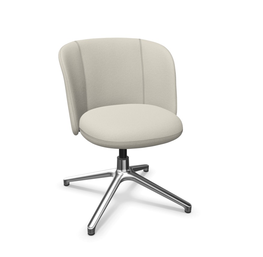 Mikado Side Chair mit Viersternuntergestell