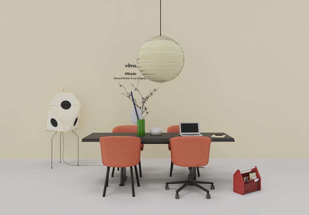 Mikado Side Chair mit Viersternuntergestell