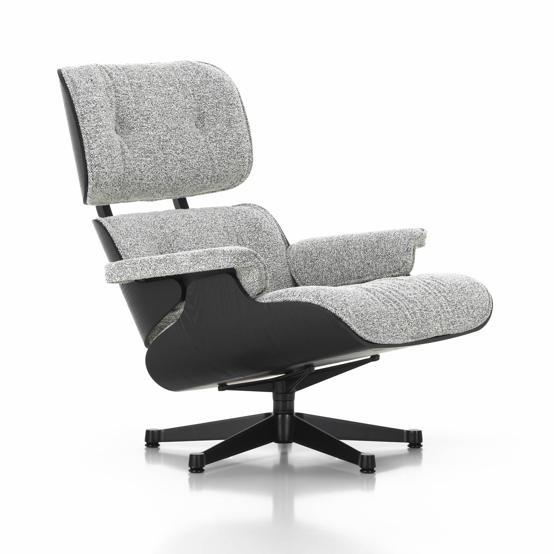 Eames Lounge Chair Kastanie schwarz