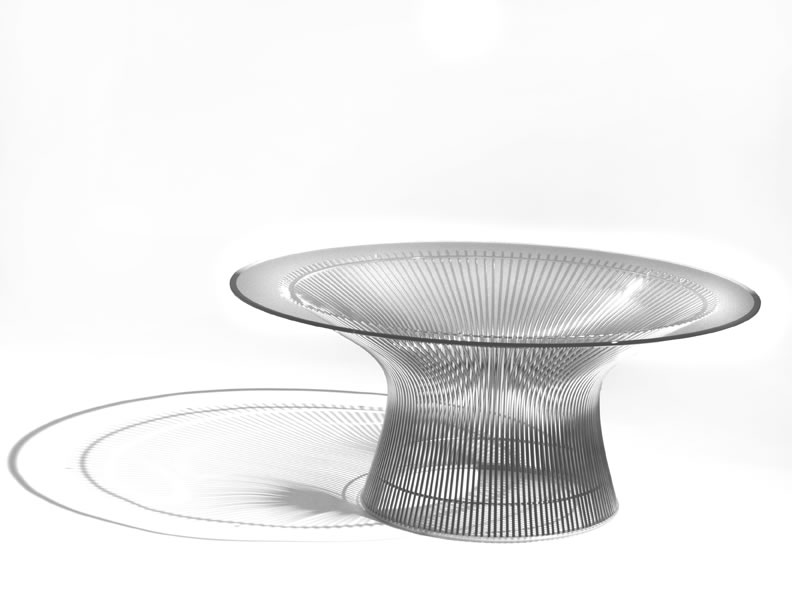 Platner Couchtisch Ø 91,5 cm