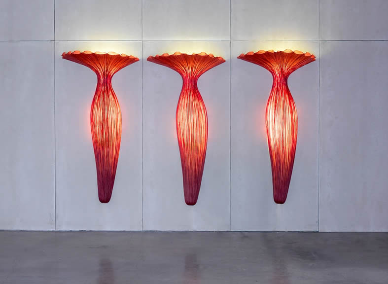 Evening Glory Wandleuchte