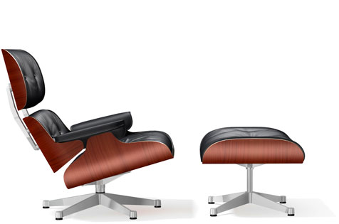 Lounge Chair & Ottoman, klassisch