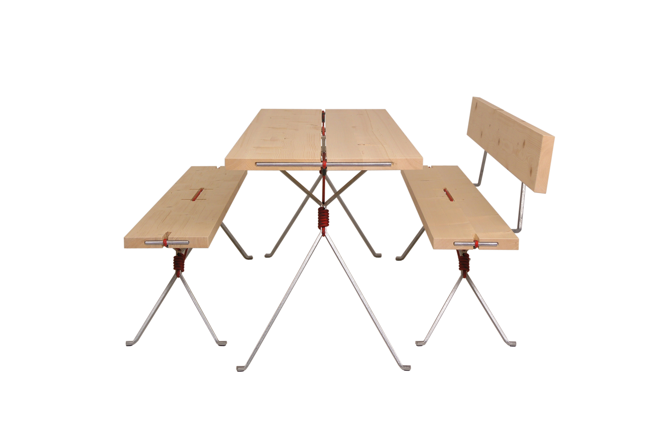 Kampenwand Tisch 220x68 cm