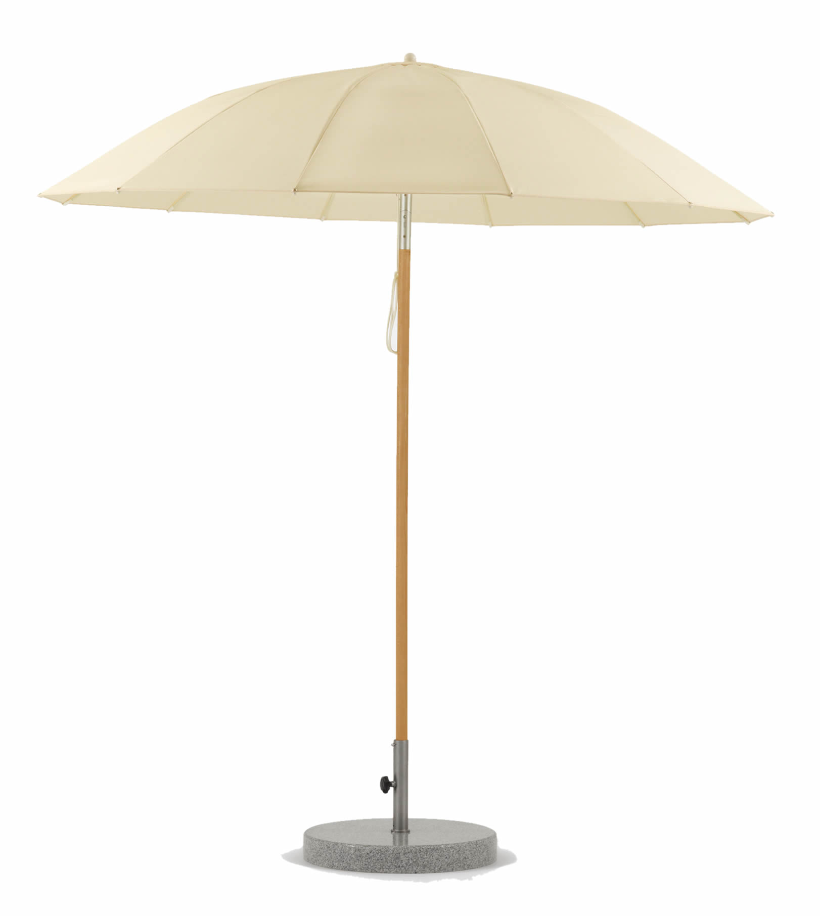 Pagodenschirm mit Bodenplatte