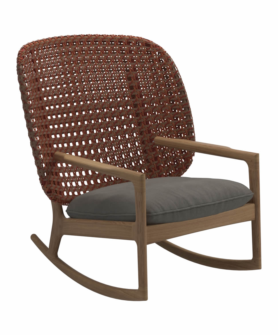 Kay Schaukelstuhl Highback Rocking Chair