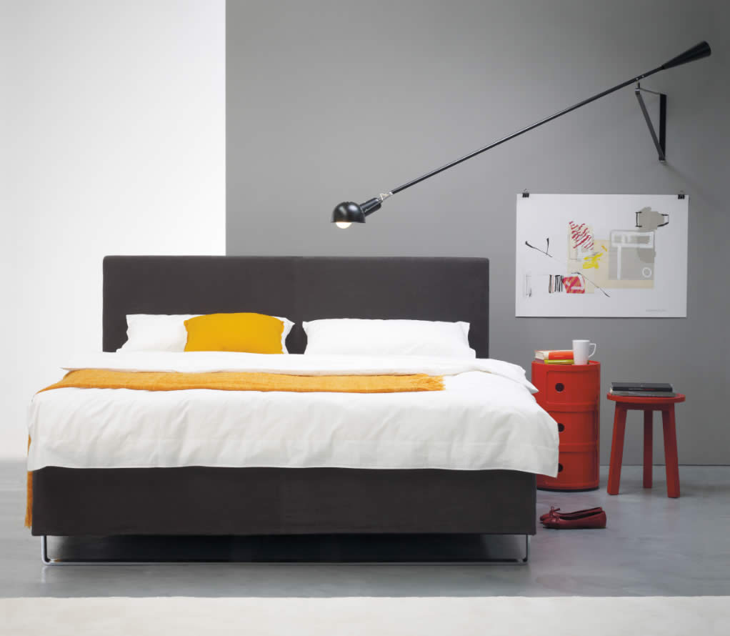 Bohemian A Boxspring Bett mit Taschenfederkern