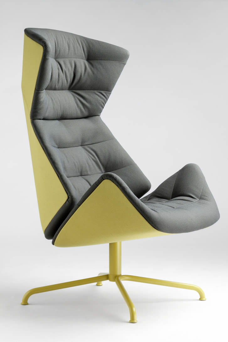Lounge Sessel 808 "Urban" mit Hocker