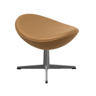 Egg Footstool Fußhocker Bezug Aura Leder