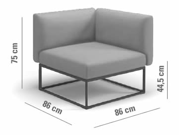 gloster-maya-lounge-eckelement-abmessungen