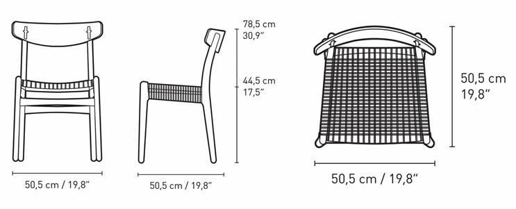 carl-hansen-ch23-chair-abmessungen
