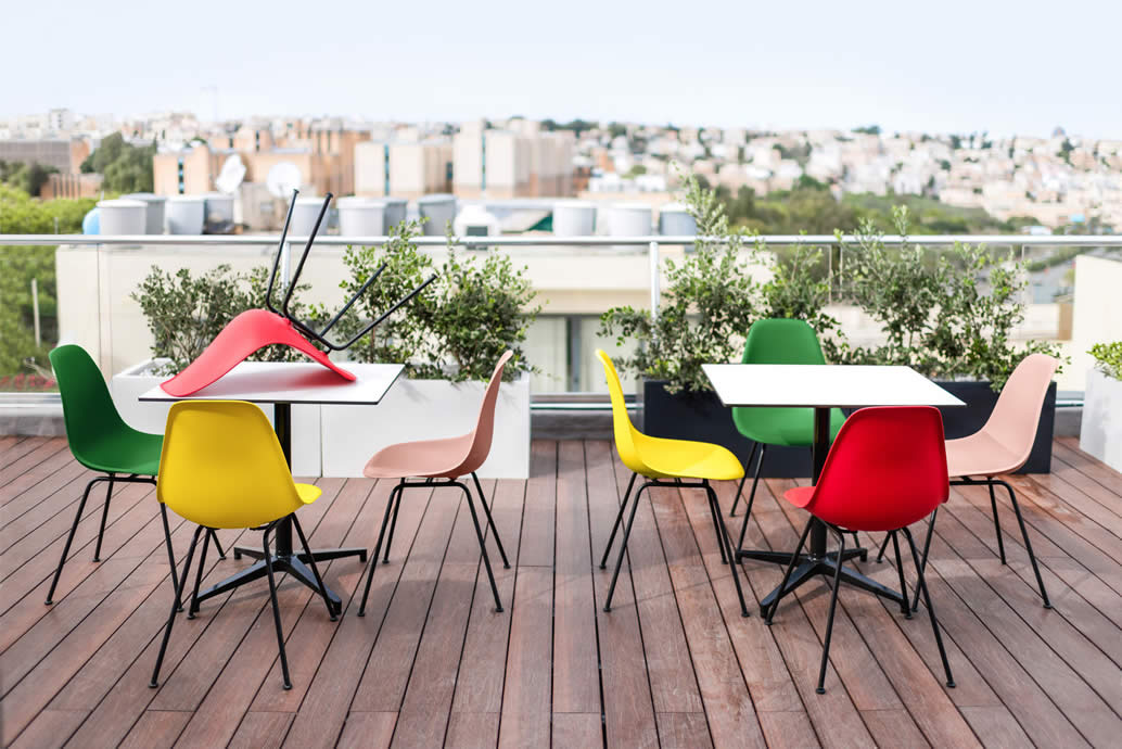 Eames Plastic Side Chair RE DSX