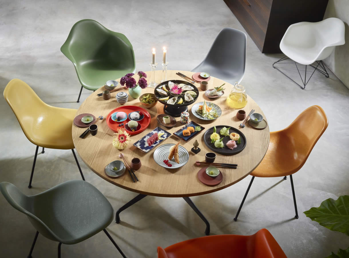 Eames Segmented Table Dining