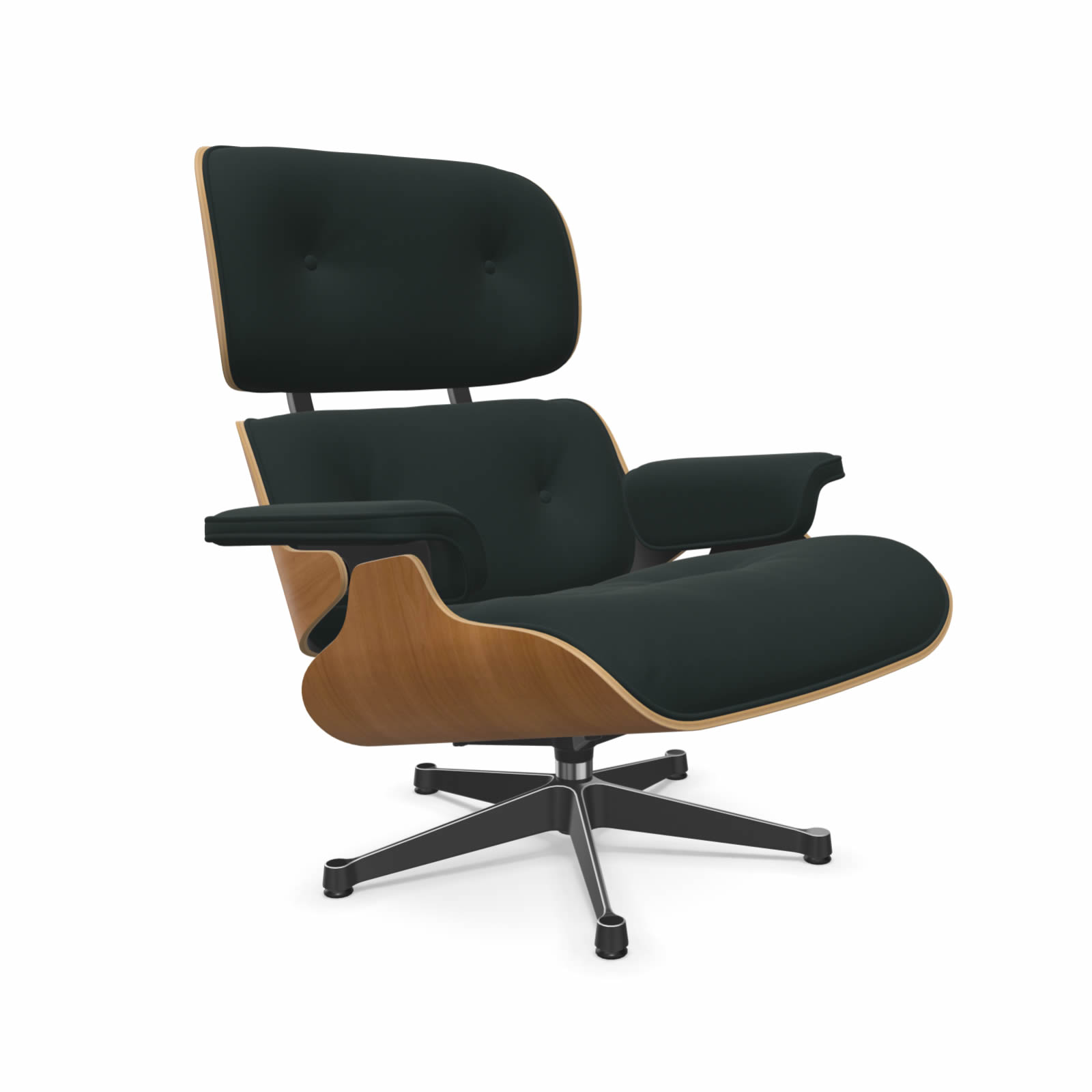 Eames Lounge Chair Kirsche natur Stoff Calma