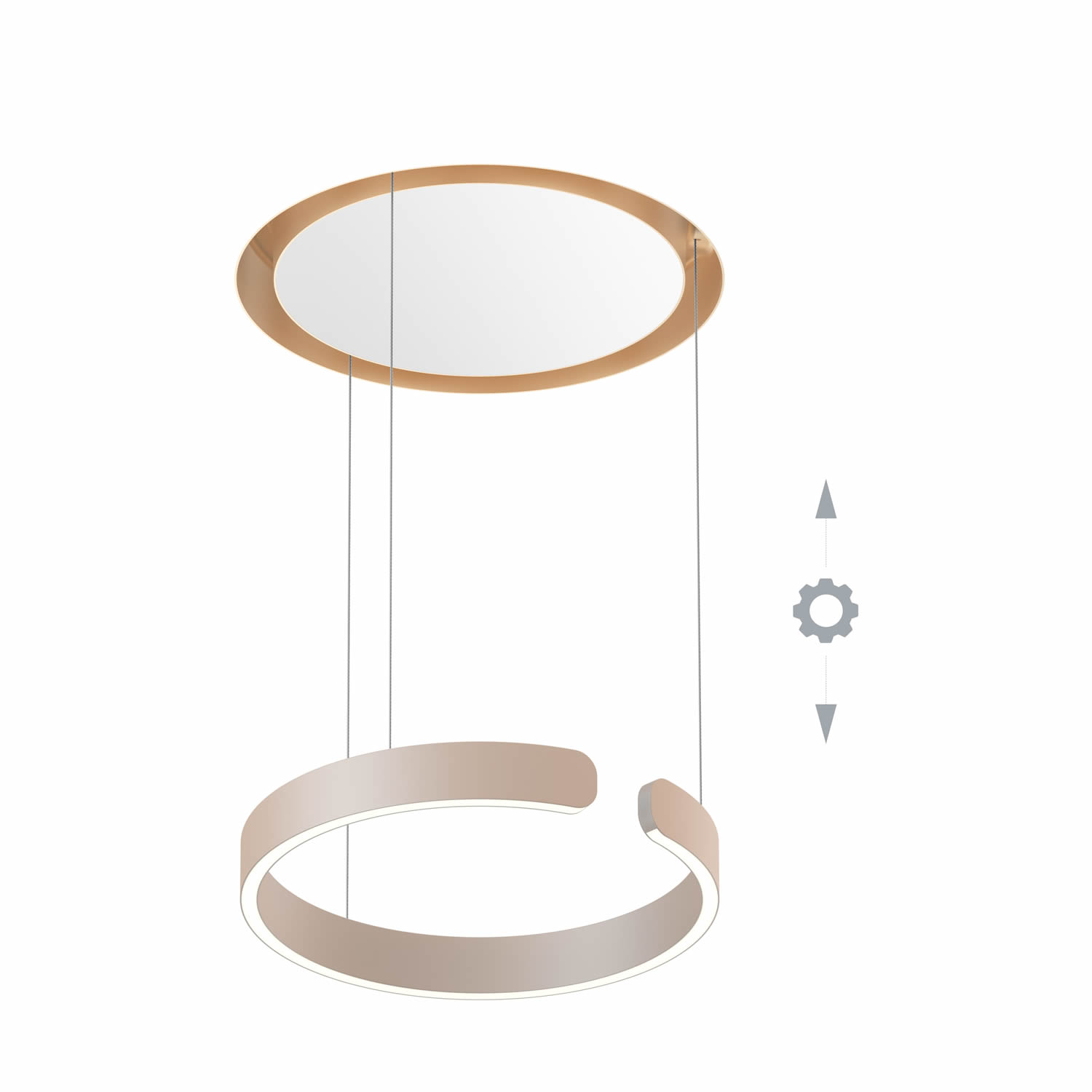 Mito cosmo move LED Pendelleuchte