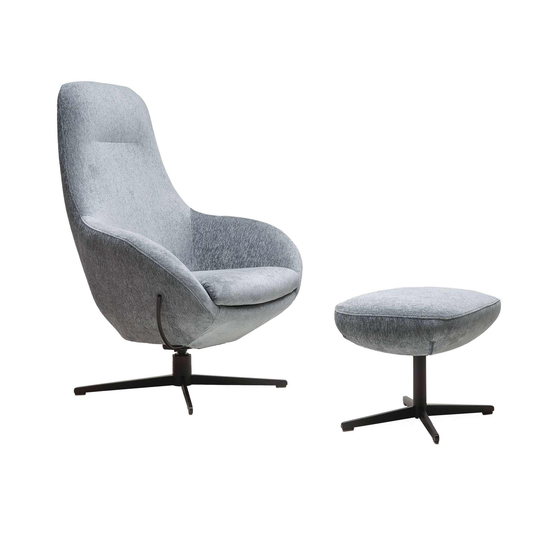 Sessel Manira mit Hocker