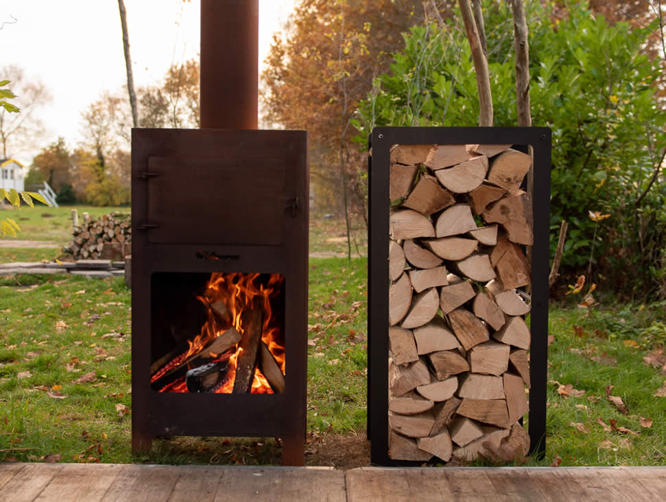 Woodstock Brennholzlager Aufbewahrung