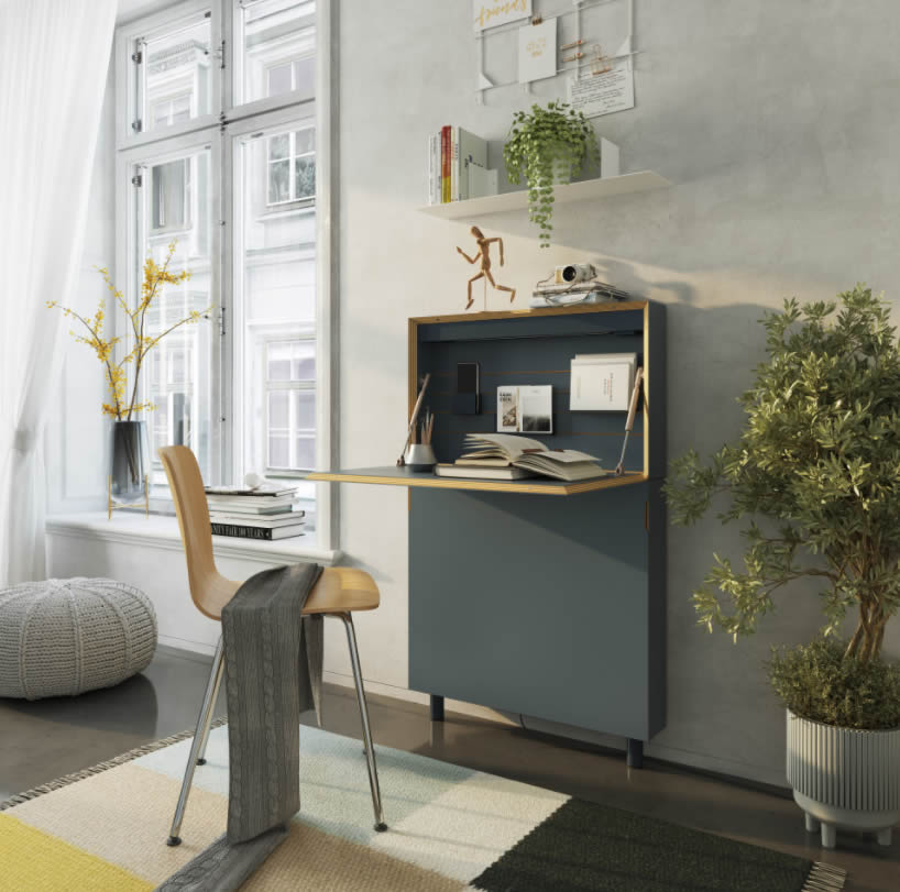 FLATMATE Sekretär Linoleum