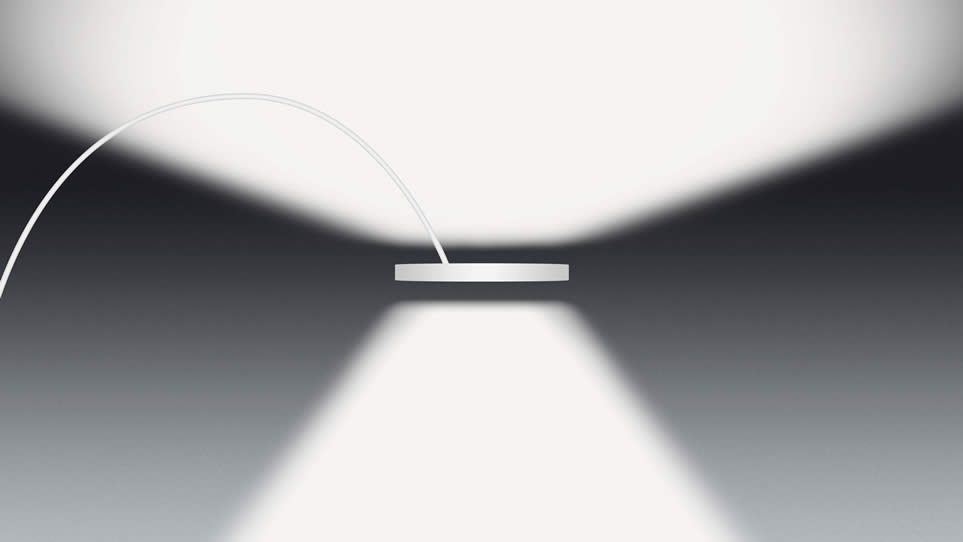 Mito largo air LED Bogenleuchte