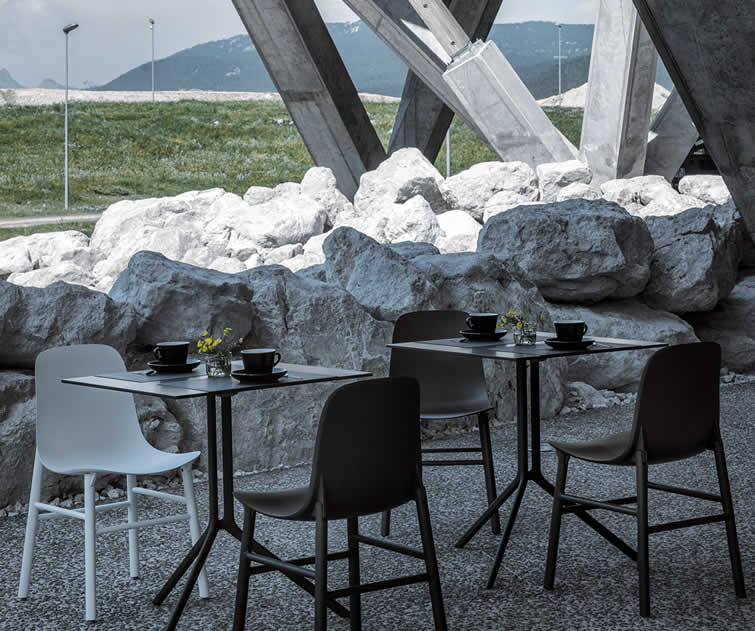 Sharky Stuhl Aluminiumgestell