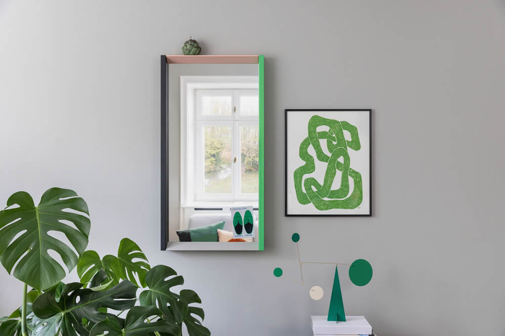 Colour Frame Mirrors