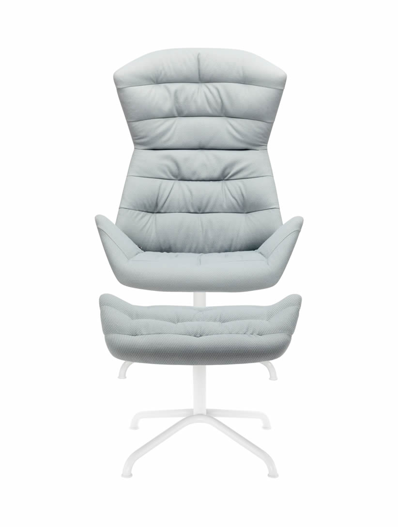 Lounge Sessel 808 "Under" mit Hocker