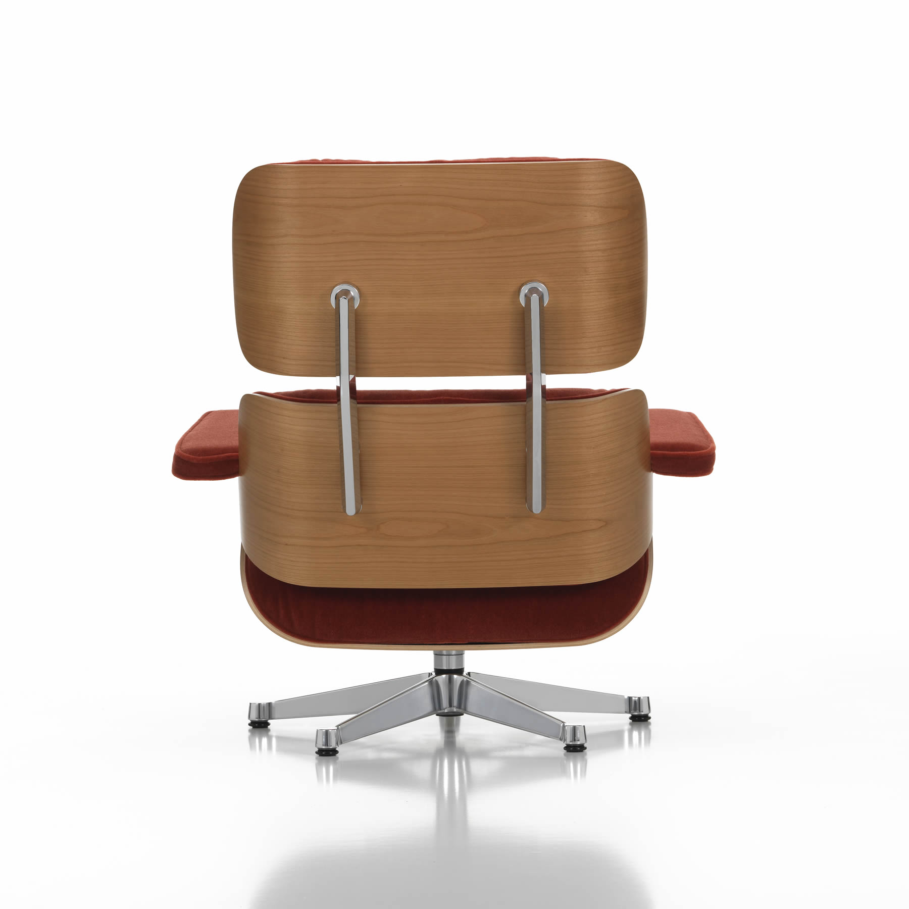 Eames Lounge Chair Kirsche natur Stoff Calma