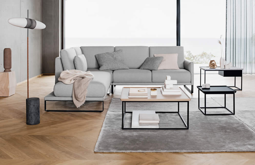 CARA 2020 Ecksofa Kombination mit Schwenksitz