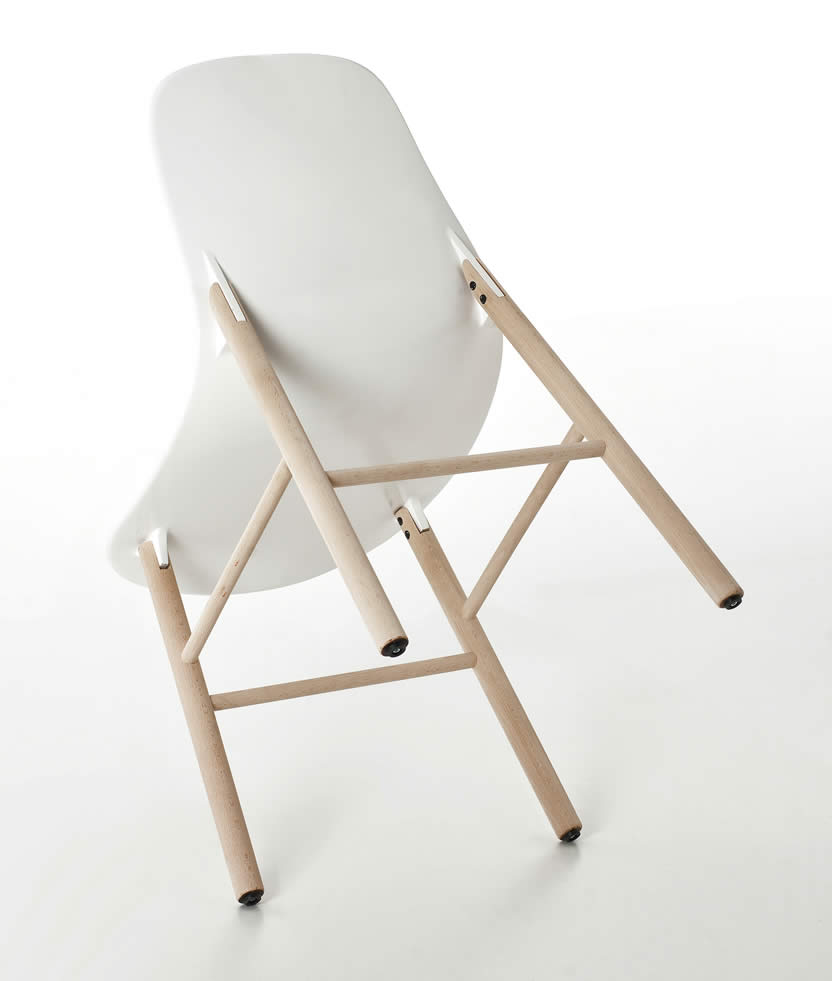 Sharky Stuhl Holzgestell