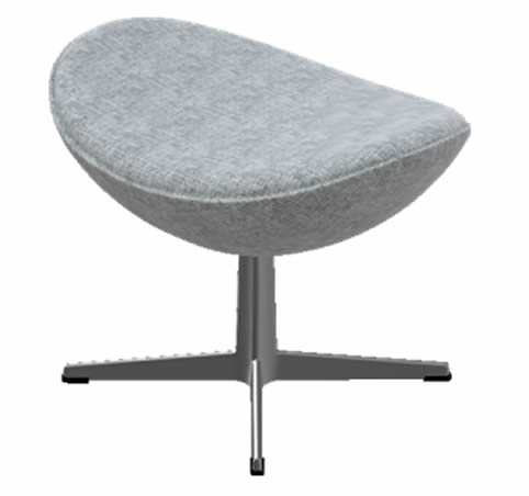 Egg Footstool Fußhocker Bezug Hallingdal