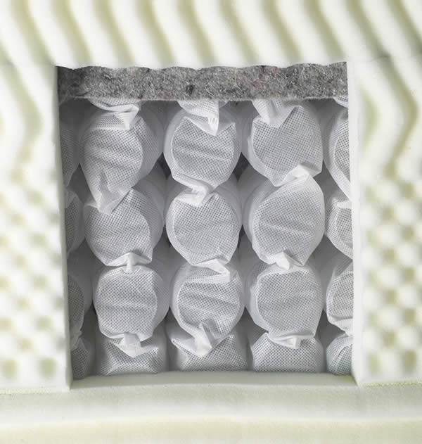 Fold Edition Boxspring Bett Taschenfederkern inkl. Matratze