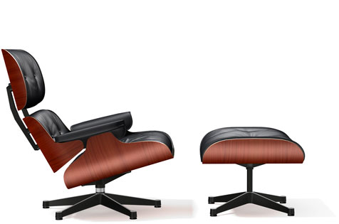 Lounge Chair & Ottoman, klassisch