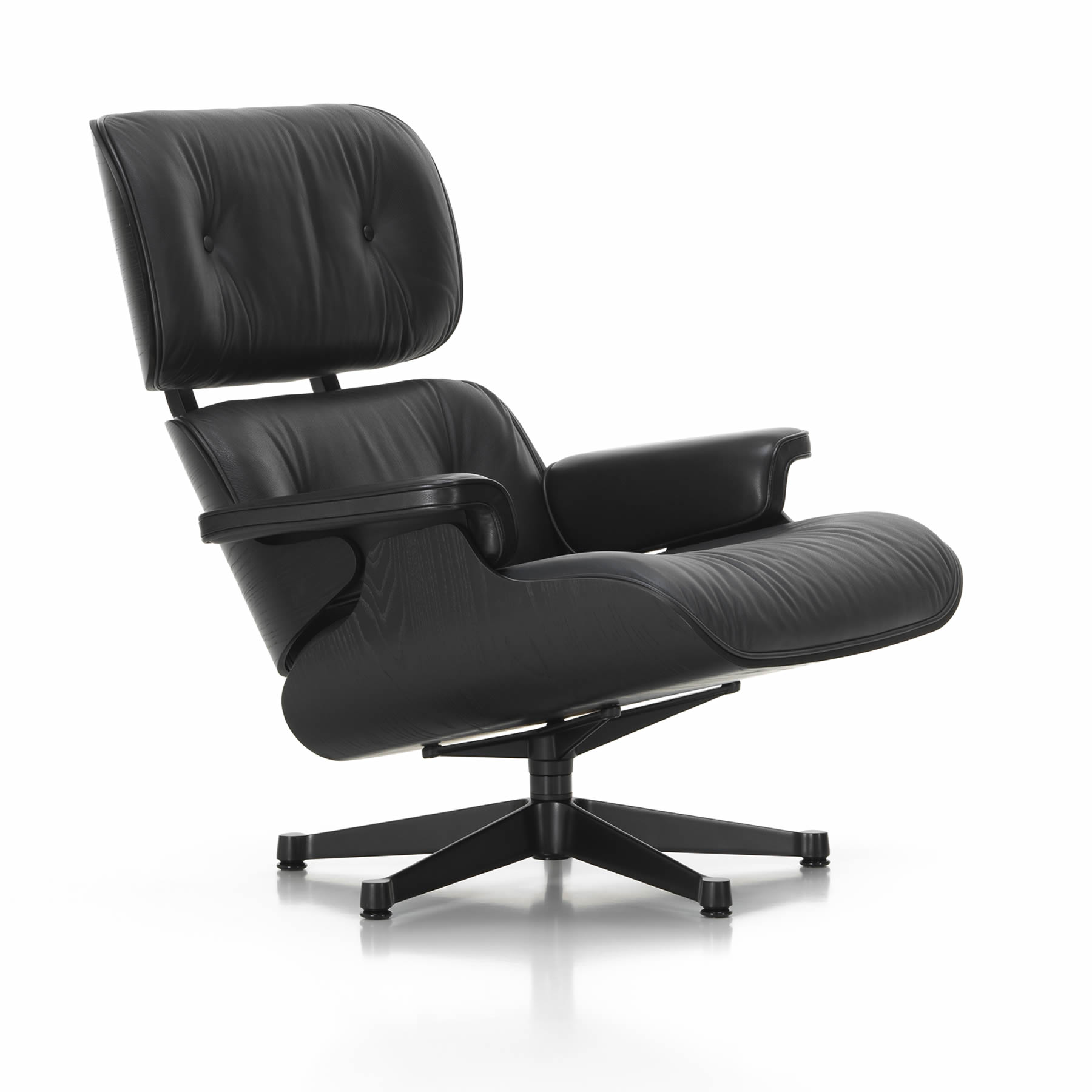 Eames Lounge Chair Kastanie schwarz