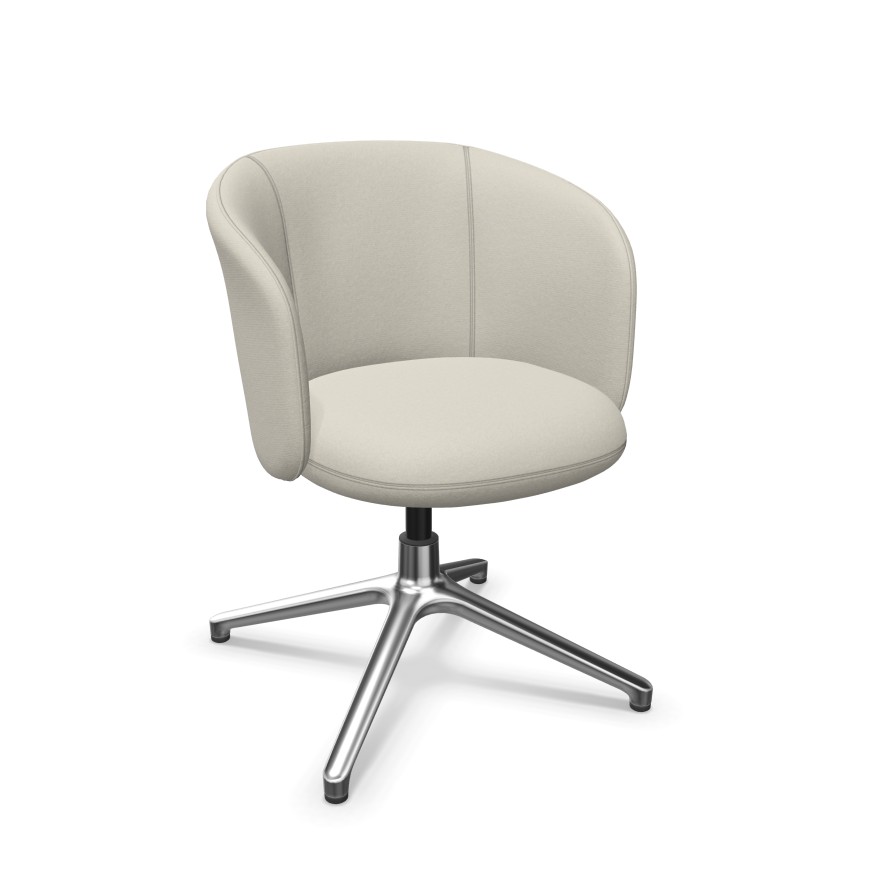 Mikado Armchair mit Viersternuntergestell