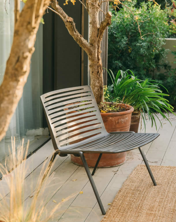 Zebra Lounge Chair Gartensessel