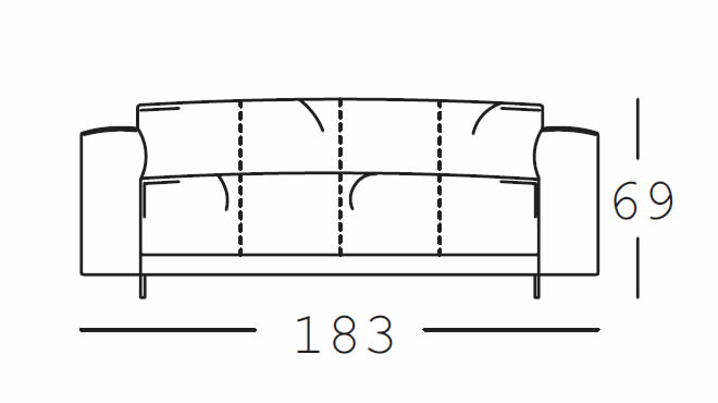 Sofa freistil 136