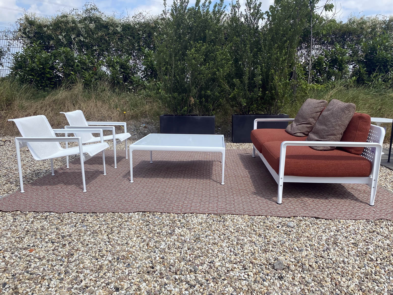 Richard Schultz Outdoorgruppe mit Sofa Divano Ausstellungsstück