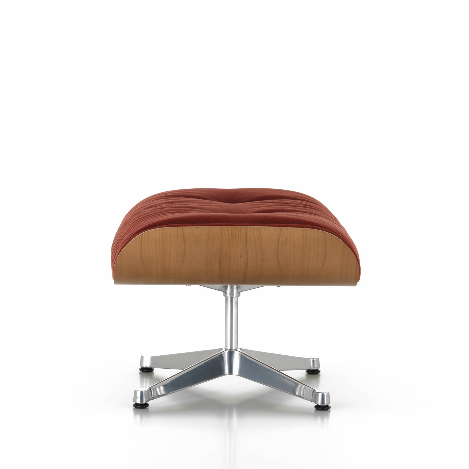 Eames Lounge Chair Kirsche natur Stoff Calma