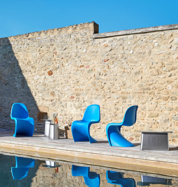 Metal Side Table Zinc Beistelltisch