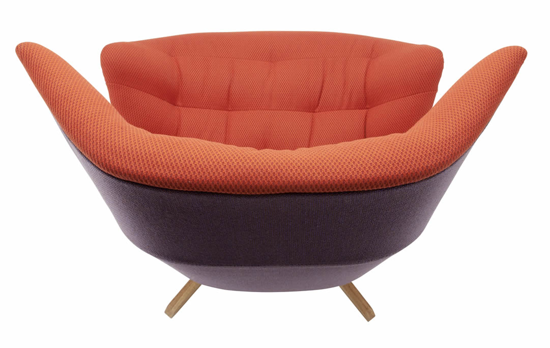 Lounge Sessel 808 "Tropic" mit Hocker