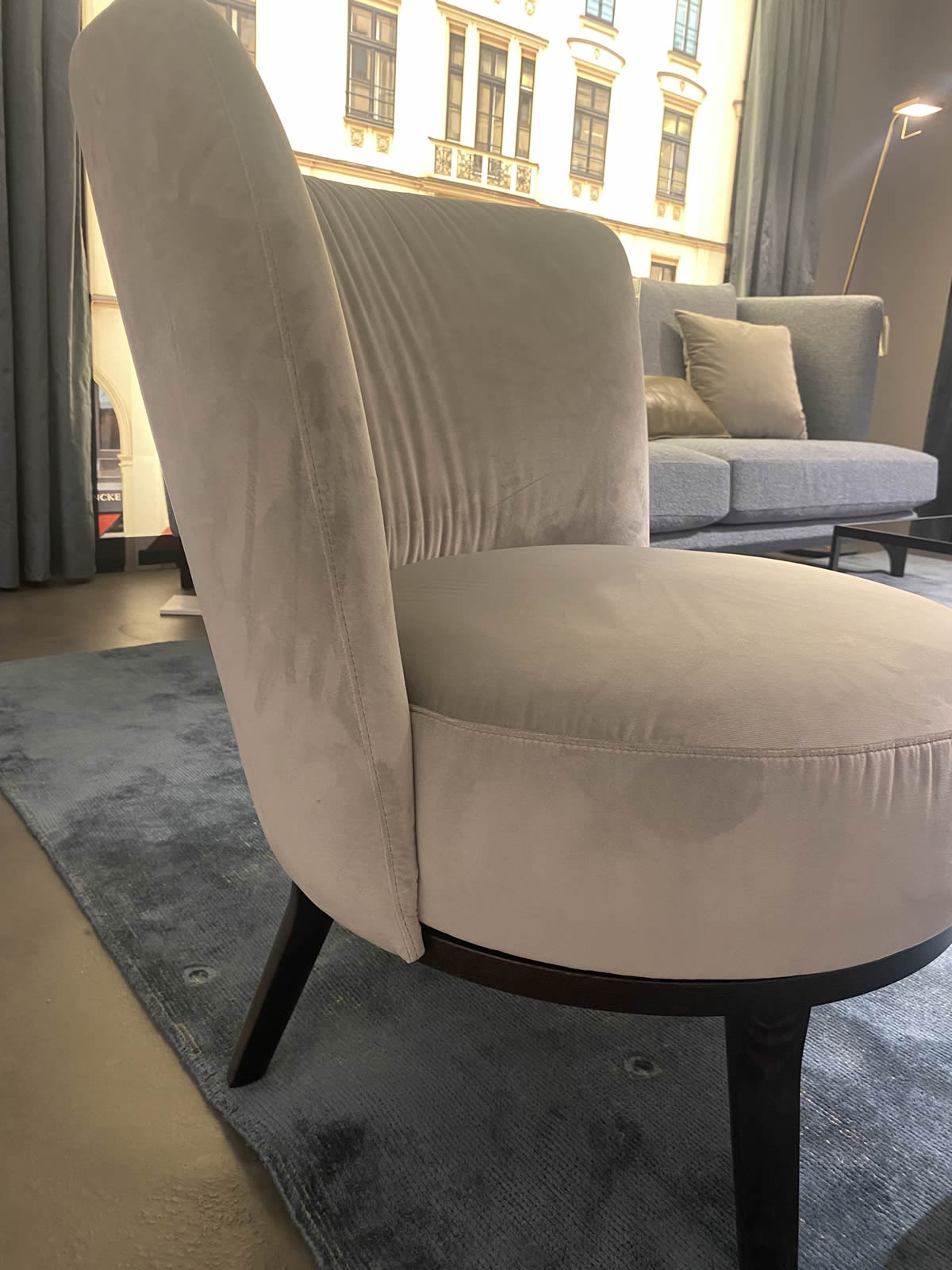 Sessel Polo Cocktail mit Hocker 14770 14771 Ausstellungsstück