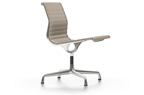 Aluminium Chair EA 105 Leder Premium F
