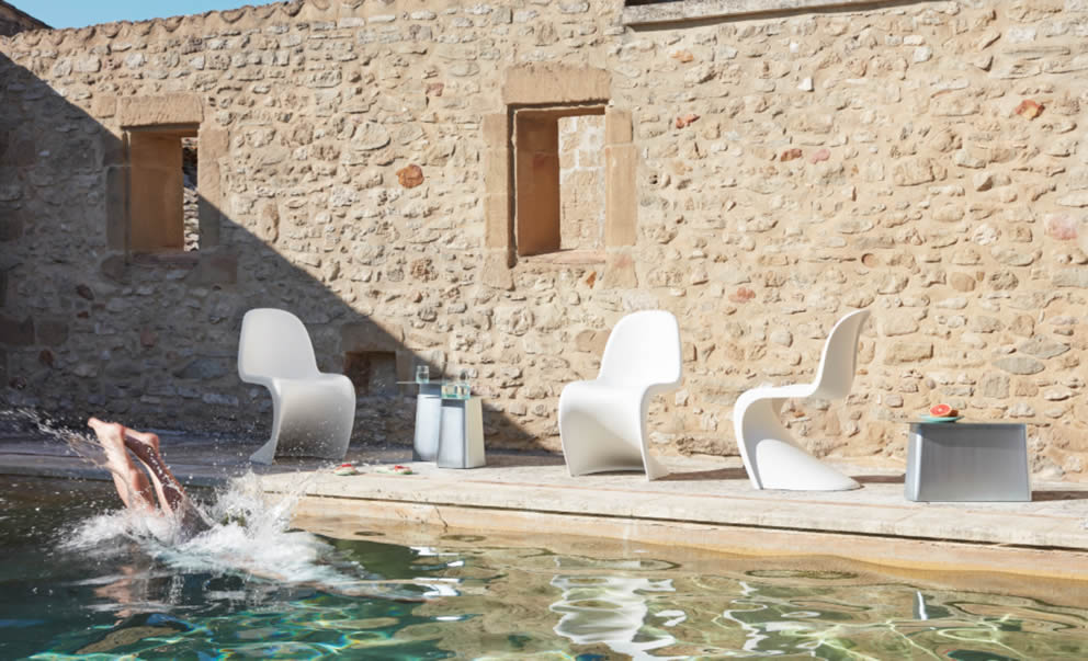 Metal Side Table Zinc Beistelltisch