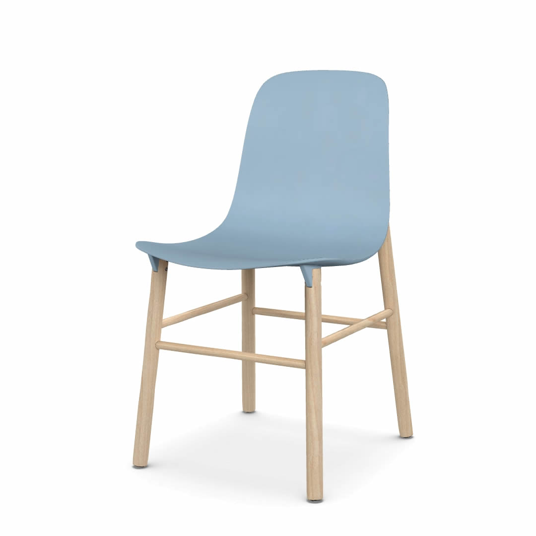 Sharky Stuhl Holzgestell