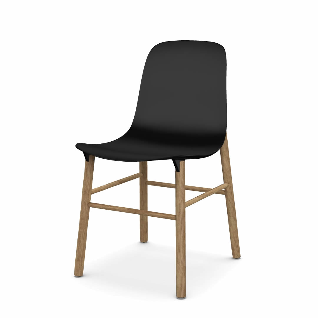 Sharky Stuhl Holzgestell